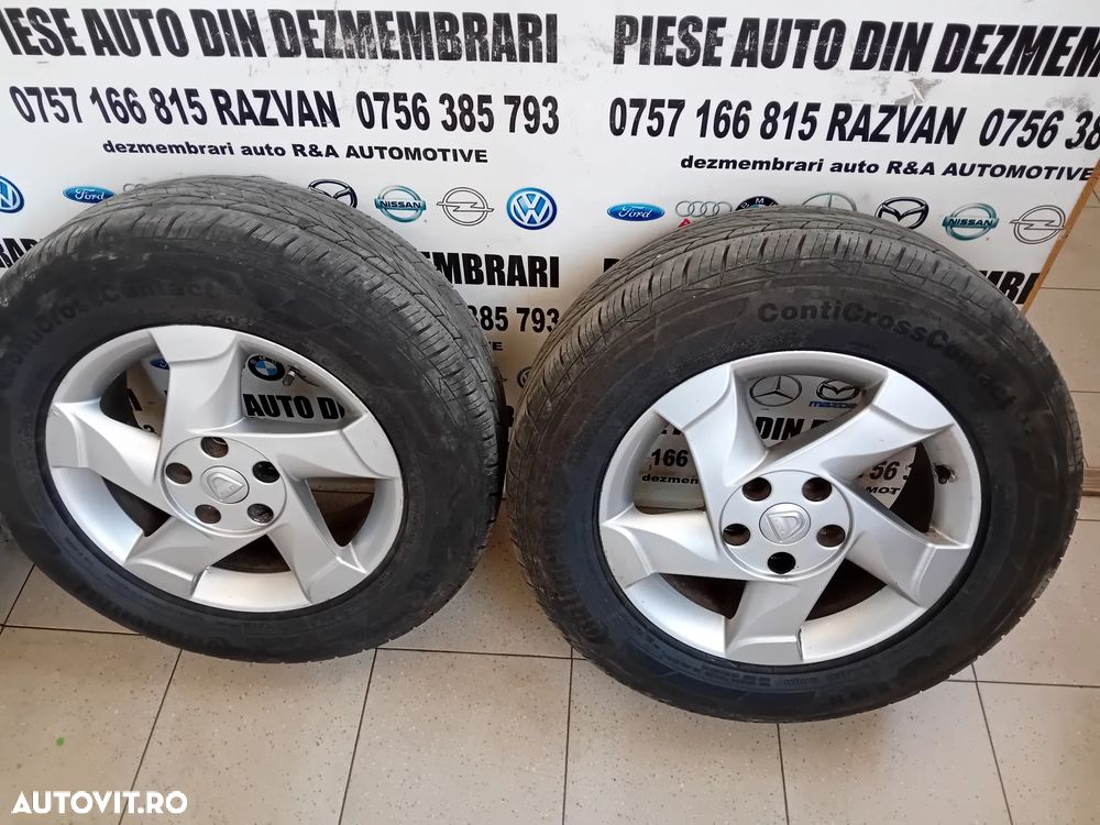 Jante Aluminiu Dacia Duster 215/65R16 Anvelope Continental 2023 Vara F Bune Jante Dacia Duster - 6