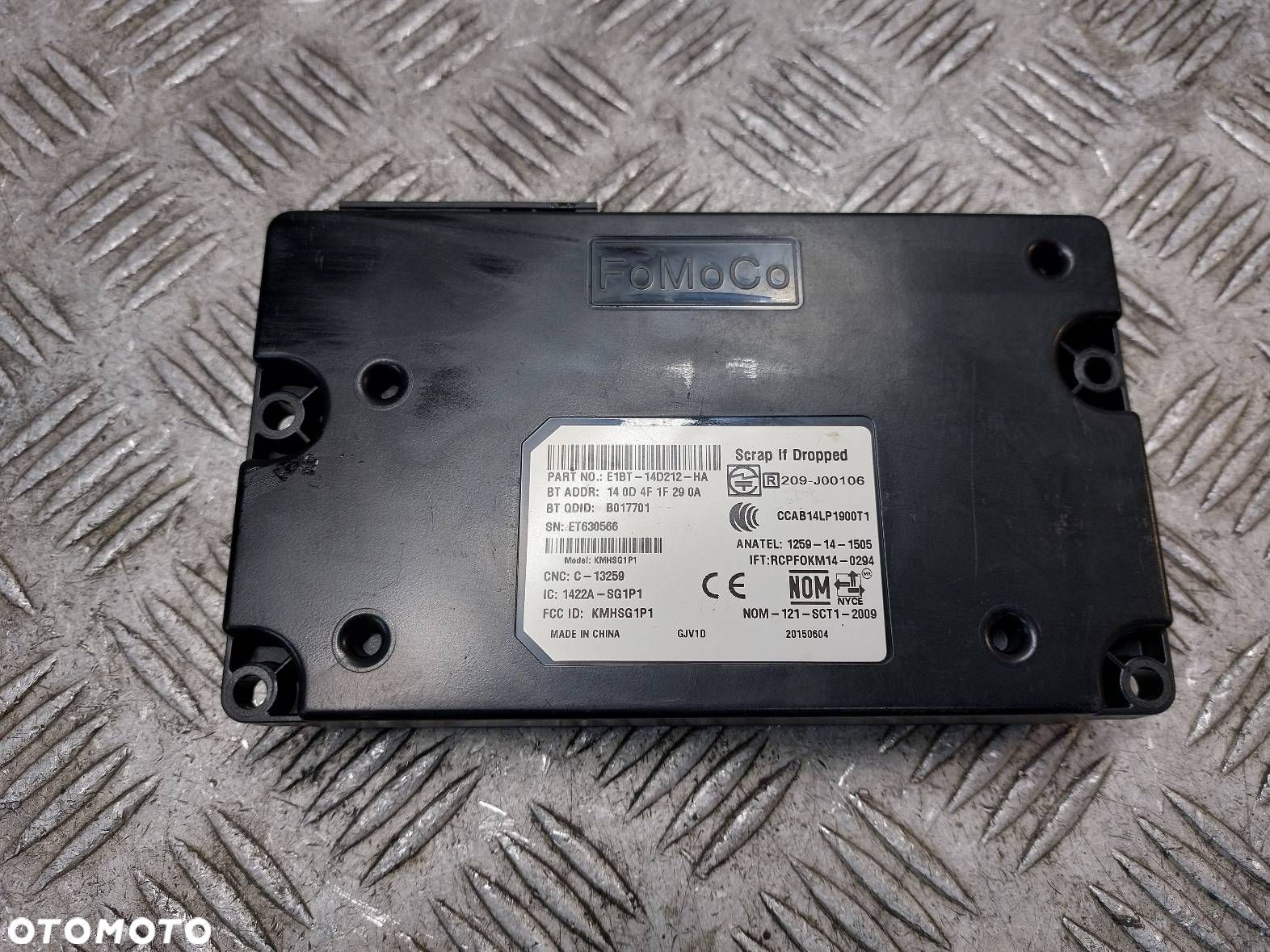 MODUŁ BLUETOOTH FORD C-MAX MK2 LIFT E1BT-14D212-HA - 1