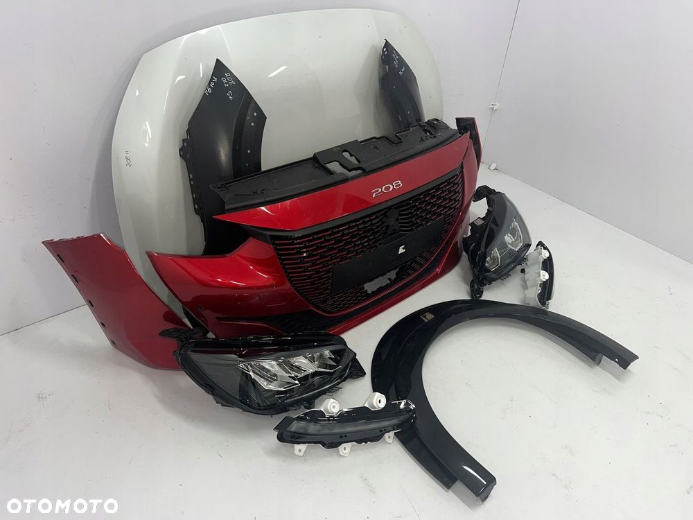 PRZÓD DO PEUGEOT 208 II GT ZDERZAK MASKA BŁOTNIKI LAMPY - 2