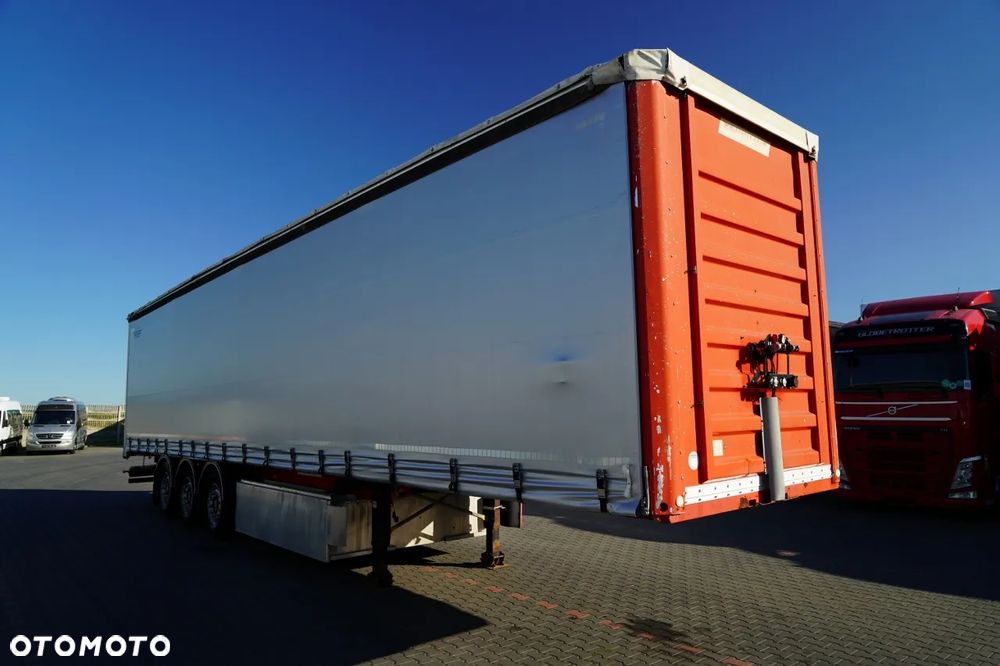 Fruehauf FIRANKA / STANDARD / KOSZ NA PALETY /  MOCNA PODŁOGA SZYNA DESKA / SAF - 9