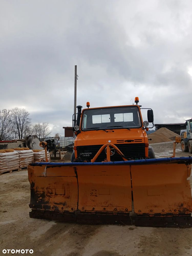 Mercedes-Benz Unimog 1450 4x4 Czołownica Ciagnik rolniczy - 11