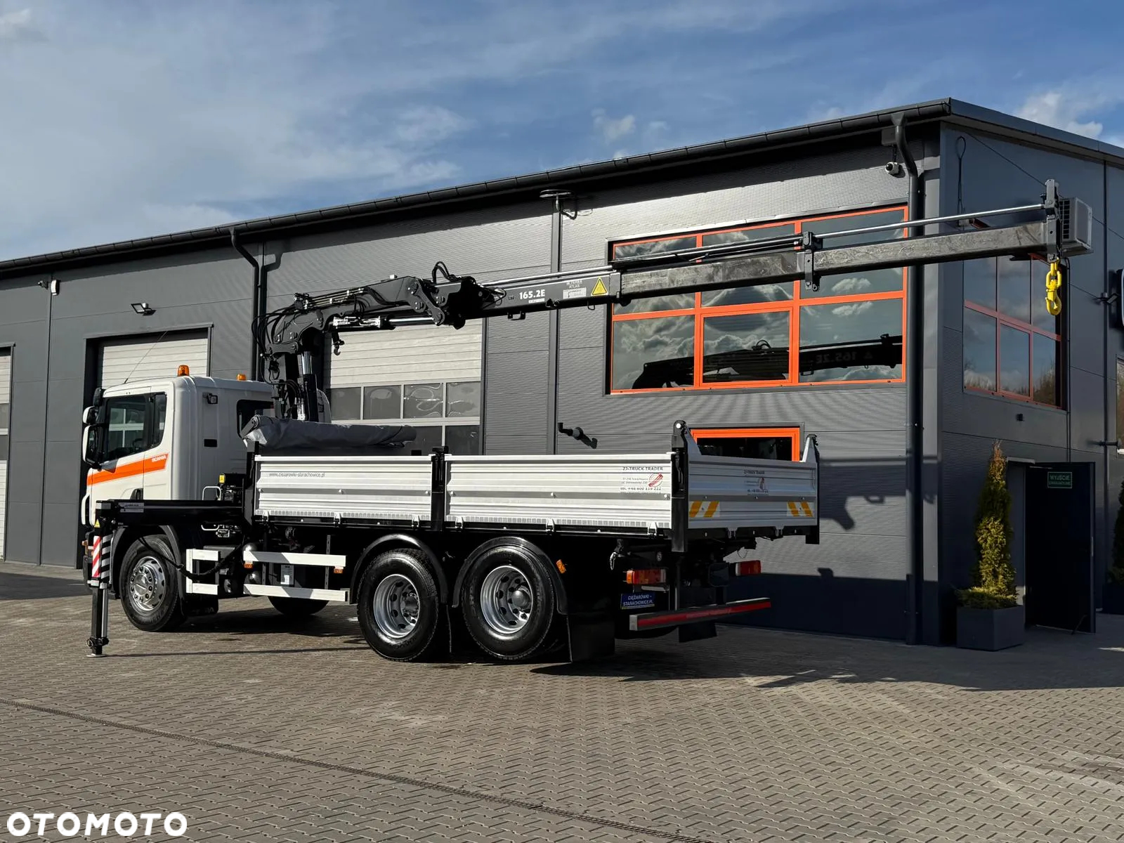 Scania Scania P R 270 / 6x2 / 6x4 / wywrotka 3-S + HDS / stare tacho / żuraw , dzwig , kran , Krane - 12
