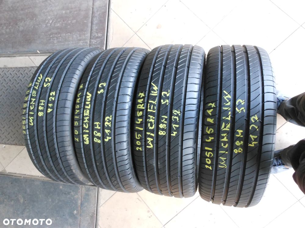 Opony 205/45r17 michelin primacy 4 S2 7,2mm jak nowe lato komplet - 1