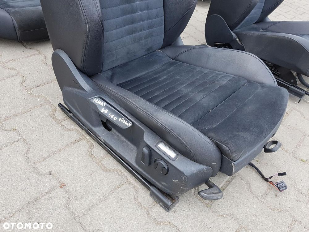 VW PASSAT B8 14-18r SEDAN FOTELE KANAPA ALCANTARA - 8