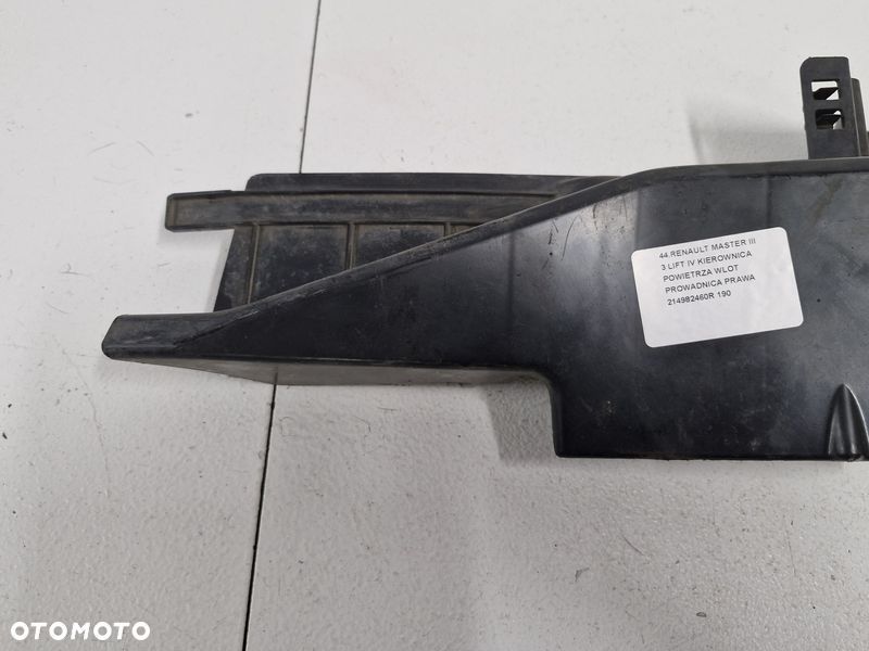 renault master iii 3 lift iv kierownica powietrza wlot prowadnica prawa 214982460r - 3