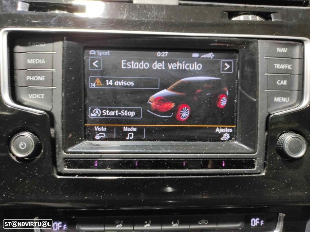 TELA/ECRÃ MULTIFUNÇÕES VOLKSWAGEN GOLF VII LIM. SPORT BLUEMOTION - 11