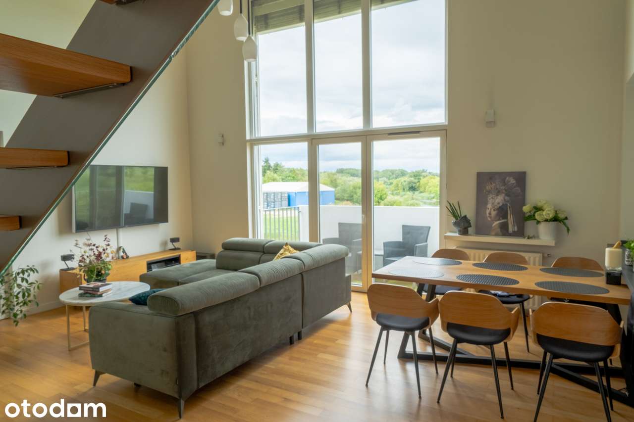 Wyjątkowy apartament / penthouse 2-poziomowy z widokiem na Wartę