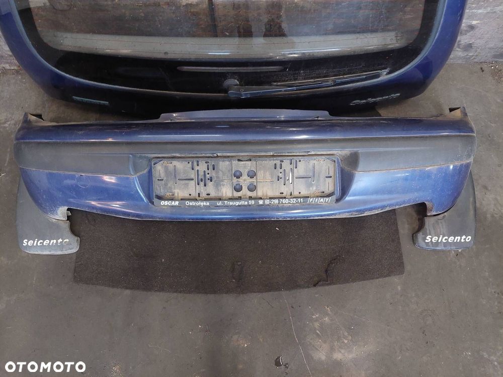 KOMPLETNY TYŁ KLAPA BAGAŻNIKA ZDERZAK TYŁ LAMPY FIAT SEICENTO 483/A - 4