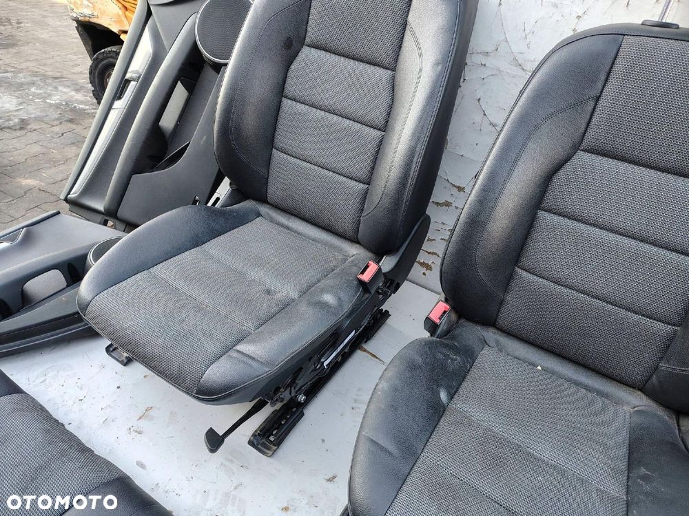 FOTEL FOTELE BOCZKI PÓŁSKÓRA KOMPLET MERCEDES KLASA C W204 SEDAN EUROPA - 13