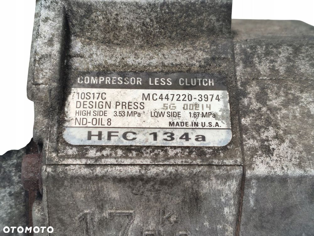 SPRĘŻARKA KLIMATYZACJI Jeep Cherokee KJ 2.5 CRD MC447220-3974 - 9