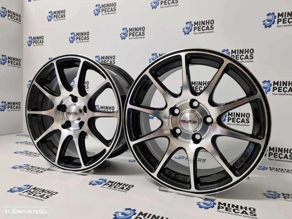 Jantes BUTZI Acrab em 16 (5x112) Preto Polido - 2