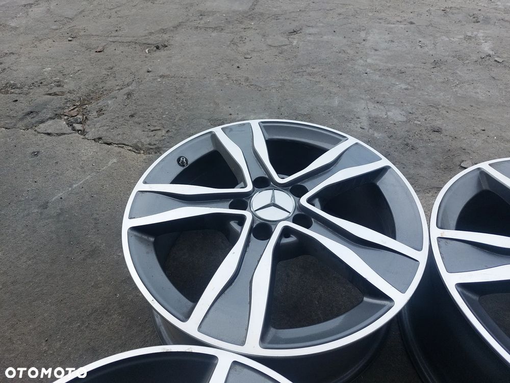 MERCEDES BENZ C KLASSE W205 FELGI ALUMINIOWE R17 7J ET48.5 5X112 OE A2054010800 PROSTE! - 6