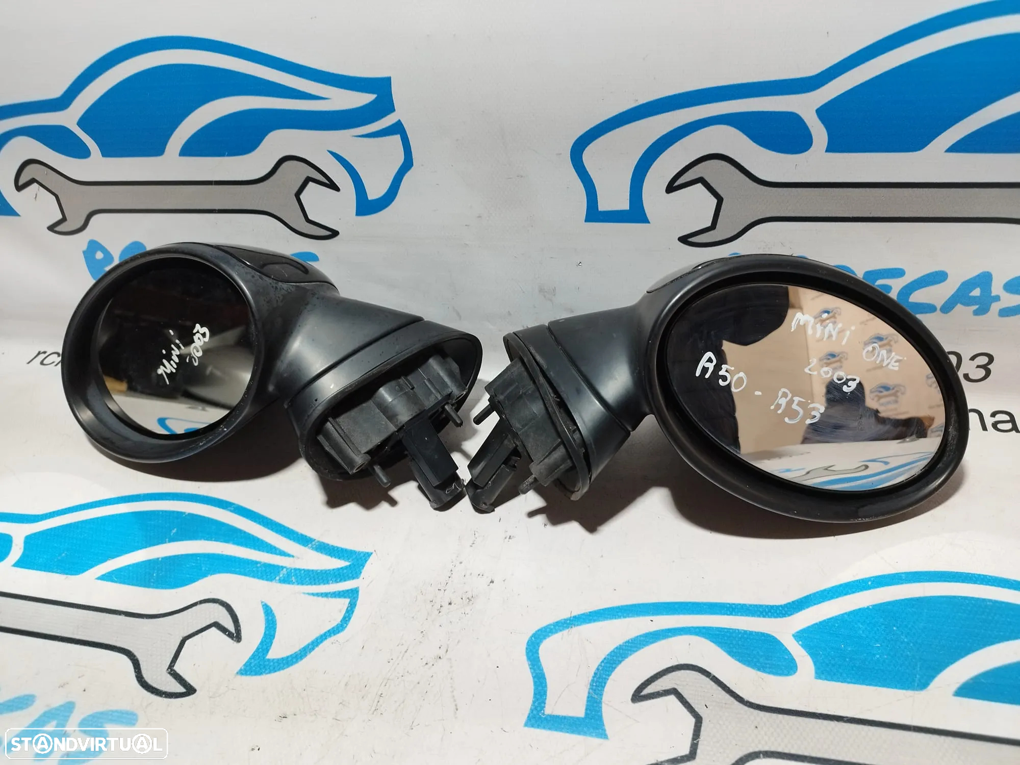 .ESPELHO RETROVISOR ESQUERDO DIREITO MINI COOPER R53 51167192469 7192469 51167192470 7192470 R50 R52 CABRIO ELETRICO AQUECIDO ESPELHOS RETROVISORES - 8