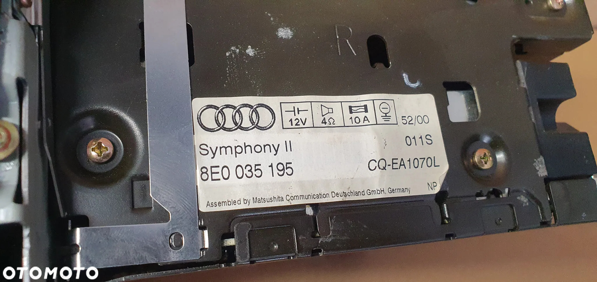 Radio radioodtwarzacz oryginał Audi A4 B6 8E0035195 - 7