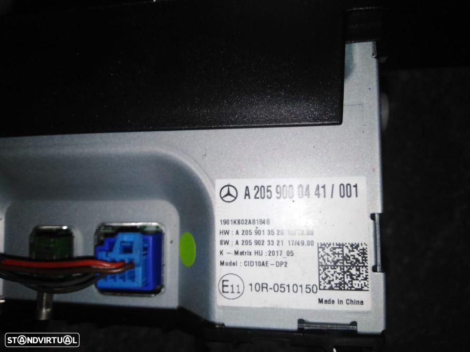 Monitor Display Digital Mercedes C220 W205 Ref.: A2059000441 - 2
