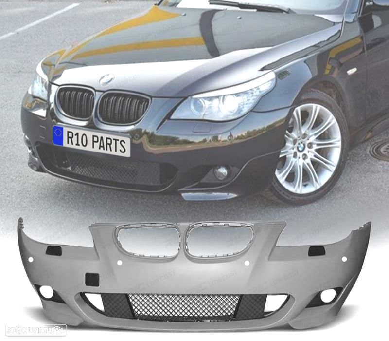 PARA-CHOQUES FRONTAL BMW E60 E61 07-10 LOOK M PDC SRA - 1