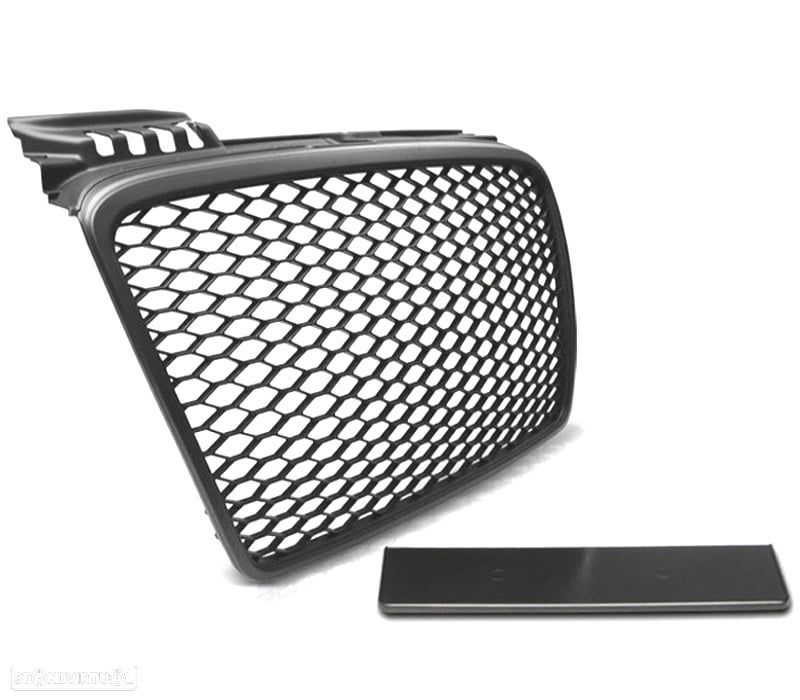 GRELHA AUDI A4 B7 04-09 LOOK RS PRETO BRILHANTE - 2