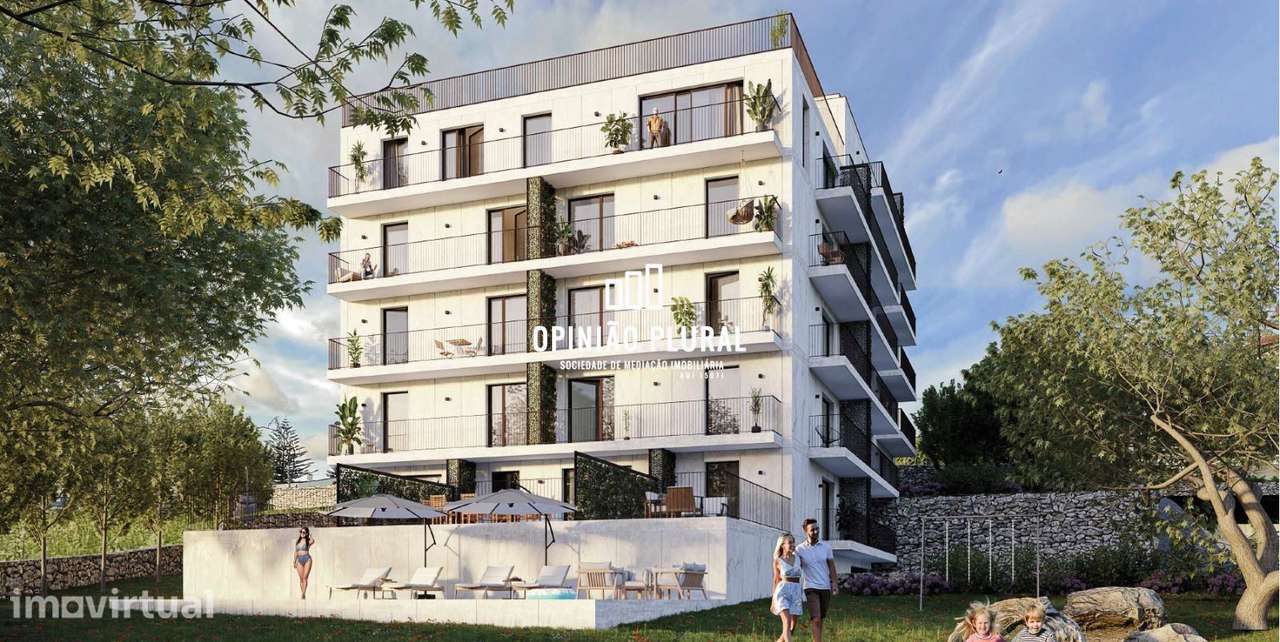T1 Novo de Luxo com Varanda e Garagem | Haven Terrazza  Valbom