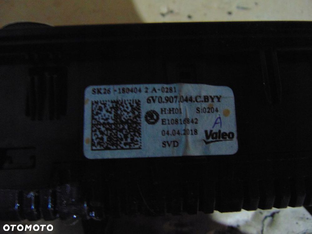 SKODA FABIA III PANEL KLIMATYZACJI 6V0907044C 6V0907044CBYY - 2