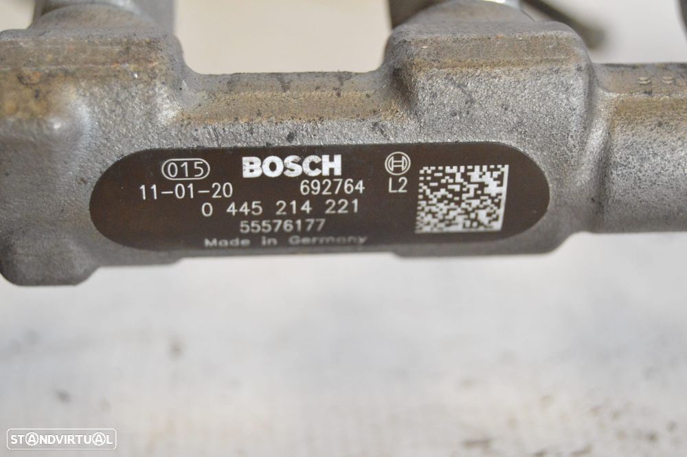 REGUA INJETOR INJETORES INJECTOR INJECTORES BOSCH OPEL GM55576177 55576177 0445214221 OPEL INSIGNIA A G09 SPORT TOURER 2.0 CDTI 16V 160CV A20DTH - 5