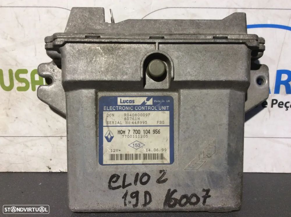 Centralina motor Renault Clio II 1.9 D  Centralina motor Renault Clio II 1.9 D  7700104956 - 1