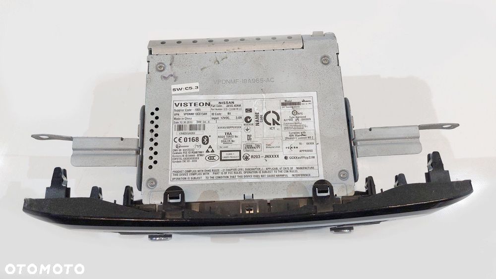 radio cd radioodtwarzacz nissan qashqai ii j11 14r 281854ca0a - 5