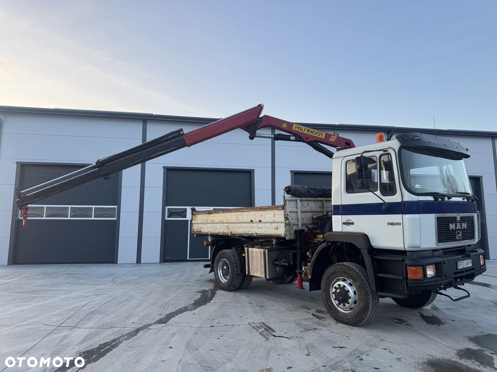 MAN 19.420 4x4 Wywrotka 3x Meiller Oryginał HDS Palfinger - 1