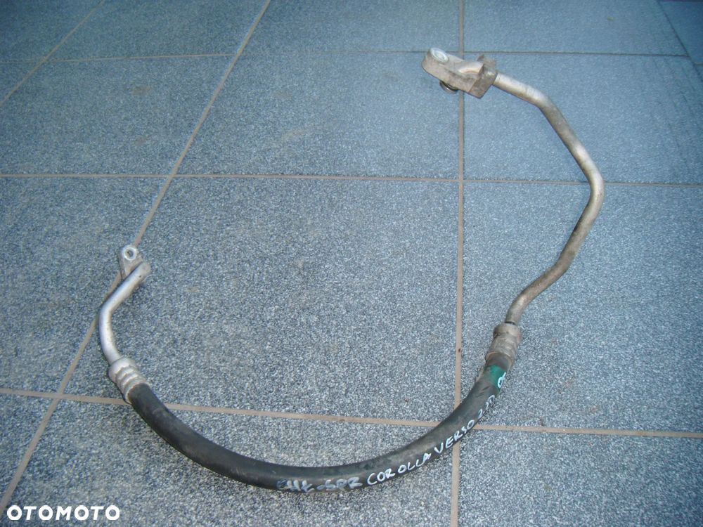 toyota corolla verso 05r 2.2d przewód klimatyzacji chłodnica- sprężarka - 1
