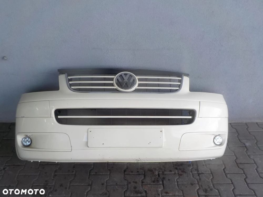 VW T5 03- MULTIVAN CARAVELLE ZDERZAK PRZÓD PRZEDNI LAKIEROWANY - 1