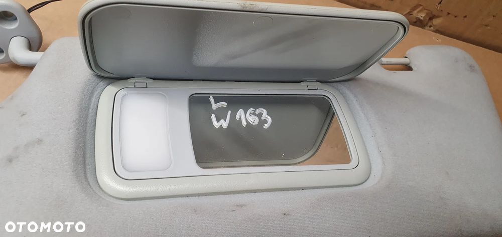 Osłona przeciwsłoneczna słonecznik lewy lewa kierowcy Mercedes ML W163 Lift - 5