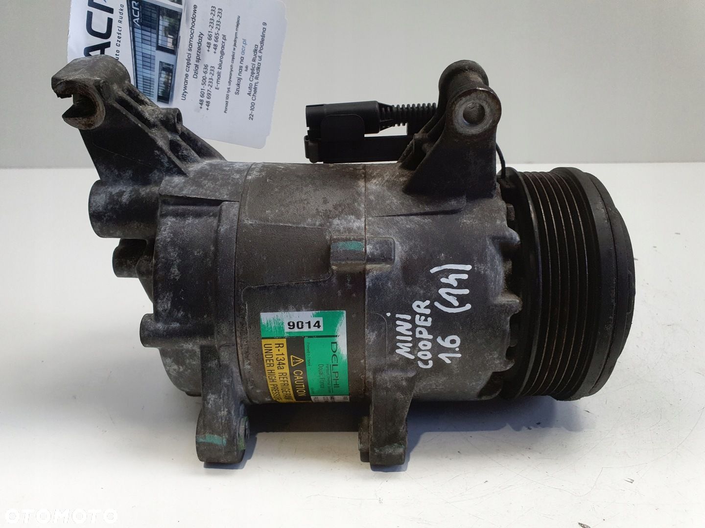 Mini Cooper R50 R53 1.6 16V SPRĘŻARKA KLIMATYZACJI 01139014 11645610 - 1