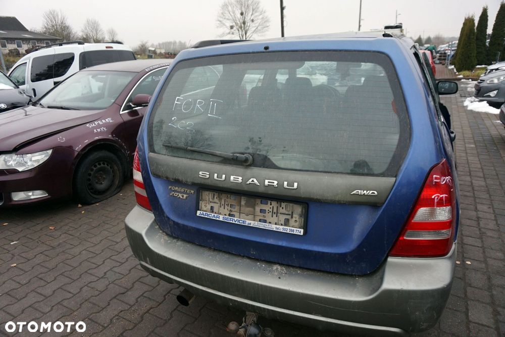 KLAPA BAGAŻNIKA TYLNA FORESTER II SG SUV 2C3  NIEBIESKI SUBARU 2002-2006 - 2