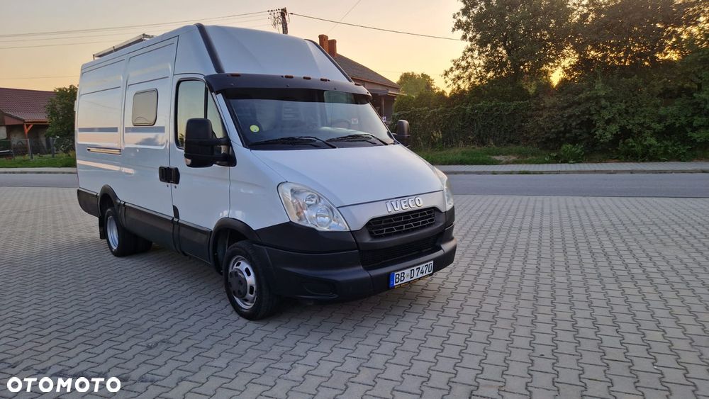 Iveco DAILY 35C13 Klima Elektryka Tempomat Na Bliźniaku Furgon 3os. Hak Serwis - 31