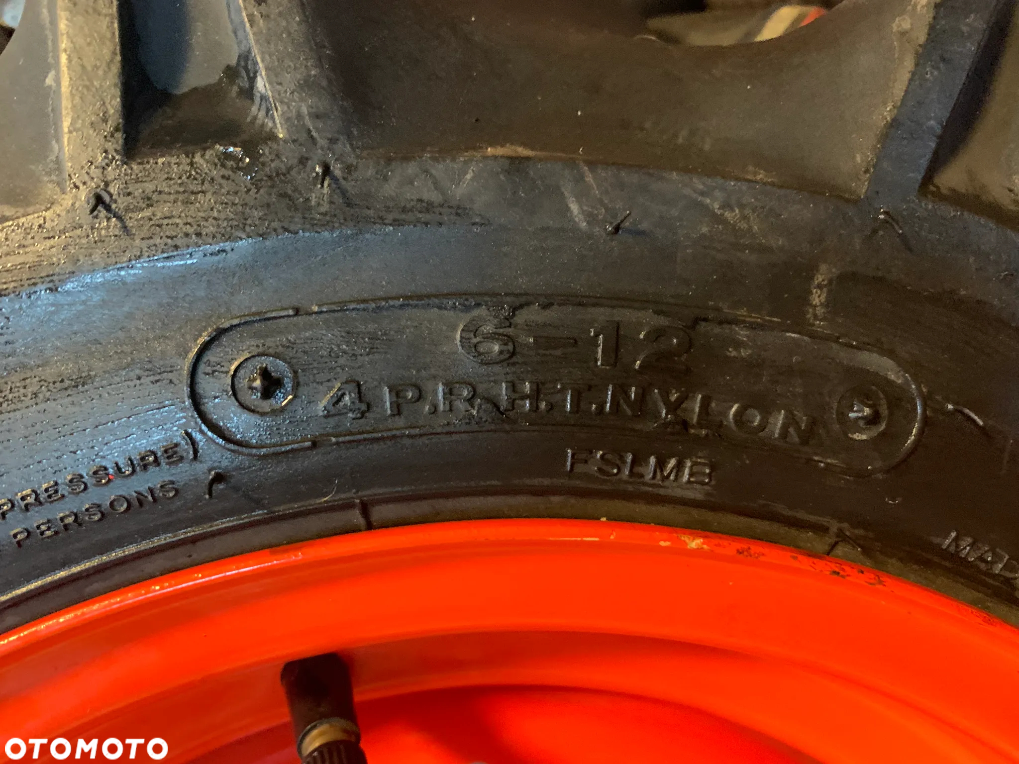 FV 23% Nowa Opona 6-12 BRIDGESTONE FARMSERVIS LUG-M odpowiednik 155/80/12 Opona + Felga Kubota Koła - 7