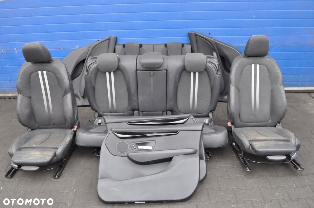 BMW 2 F46 GRAN TOURER PRZEKŁADKA WNĘTRZA FOTELE KANAPA ANGLIK PÓŁSKÓRA - 1