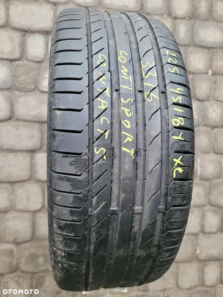 225/45R18 95Y - ContiSportContact 5 - 5mm - 1 szt - 1