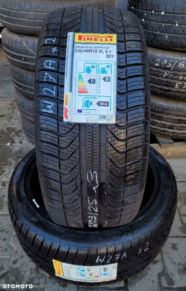 2x Pirelli Cinturato Plus AllSeason 235/40R18 95Y W27A - 2