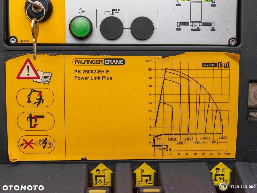 Scania P400 6x2 PALFINGER PK 26002 EH HDS Wywrotka Żuraw Crane - 21