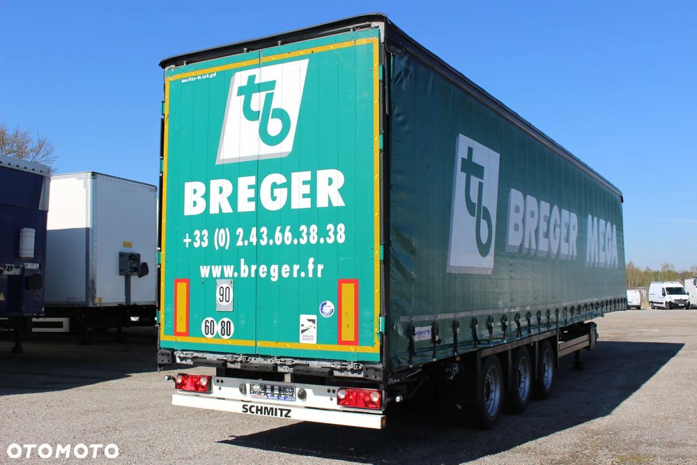 Schmitz Cargobull FIRANKA  /OSIE SCHMITZ /MEGA / DACH PODNOSZONY/ RAMA OCYNK /SERWIS FR / IDEALNY STAN / - 2