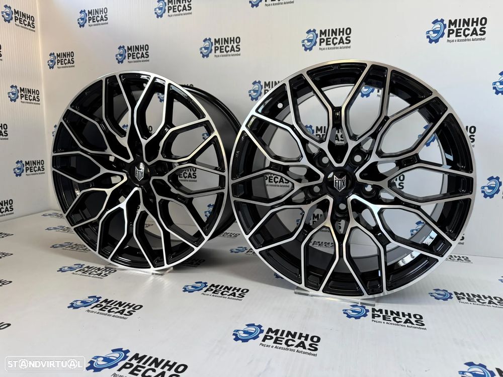 Jantes Fox FX9 em 18 (5x120) Preto e Polido - 2