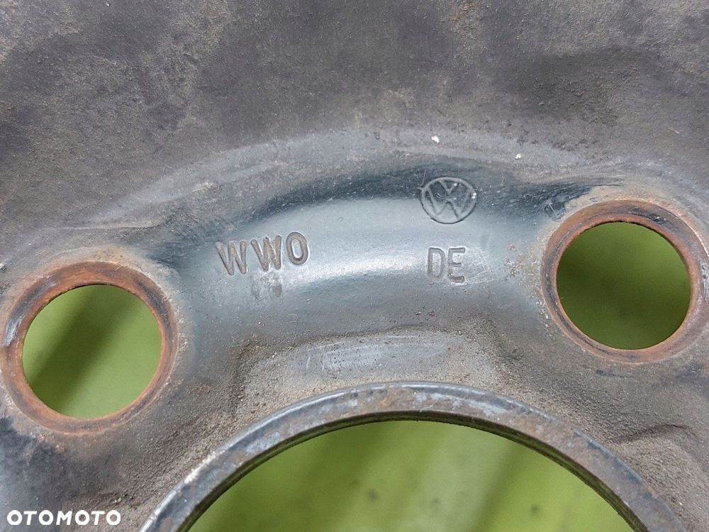 Felgi stalowe 4 SZT KOMPLET VW GOLF IV ET 38 , 6JX15 , 5X100 6Q0601027C - 6