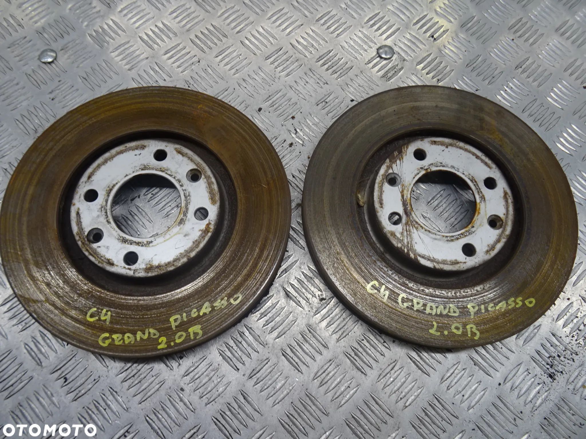 CITROEN C4 GRAND PICASSO 06-13 2.0B TARCZE HAMULCOWE PRZÓD PRZEDNIE - 1