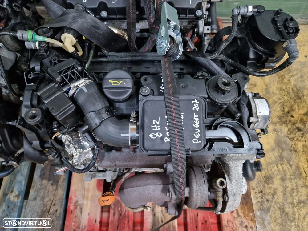 Motor usado 8HZ PEUGEOT 207 1.4 HDI 68CV CITROEN 8HX - 1