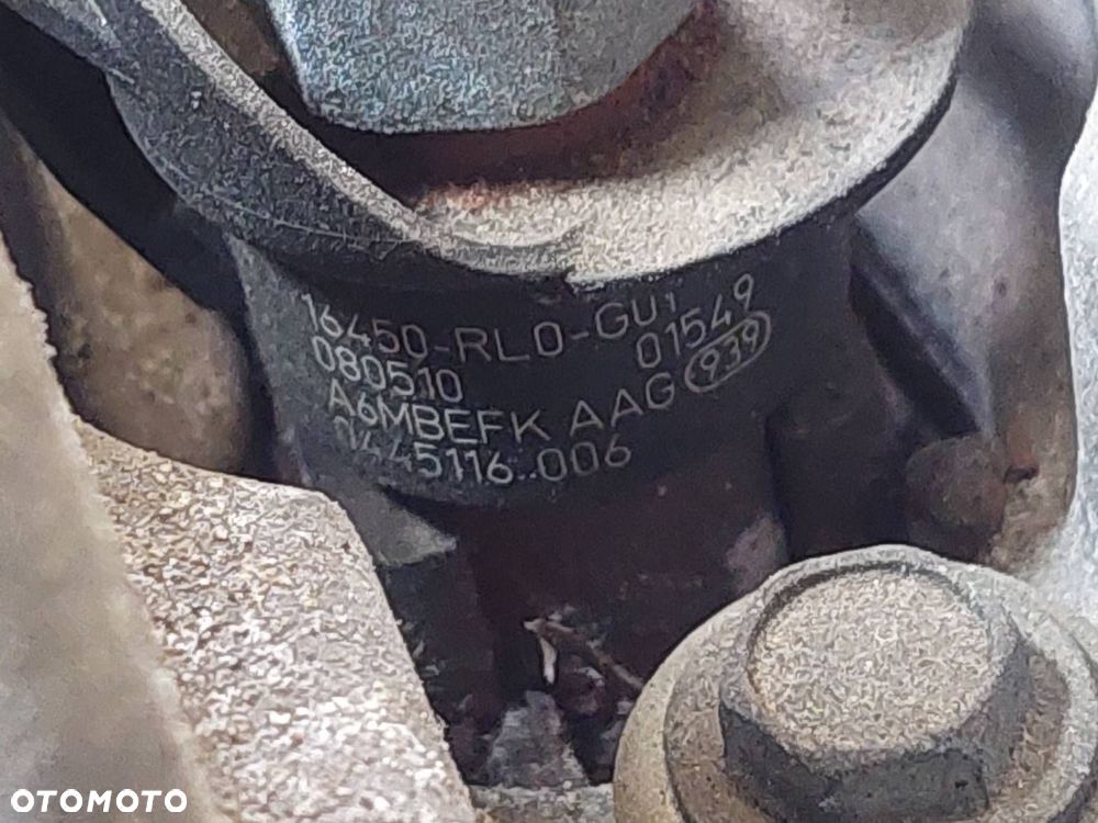 SILNIK DIESEL UKŁAD WTRYSKOWY TURBINA HONDA ACCORD VIII N22B1 2.2 D - 11