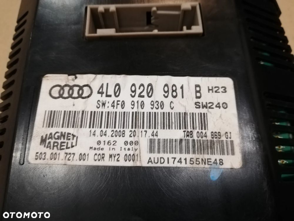 AUDI Q7 4L LICZNIK ZEGARY 4L0920981B - 3