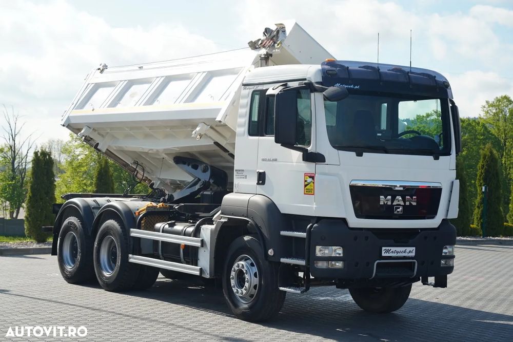 MAN TGS 33.360 / 6x4 / BASCULATOR / HIDRODECKER / MEILLER KIPPER / BORDMATIC / AUTOMAT / EURO 5 - 8