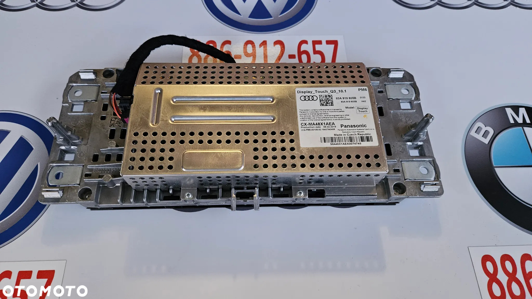 Audi SQ3 II 83A Q3 II 83A Wyświetlacz MMI Display Monitor 83A919605B - 2