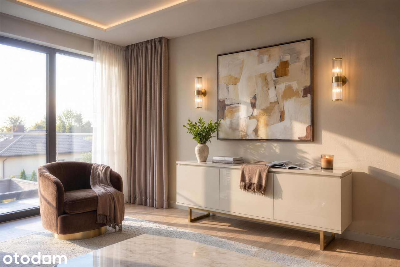 Apartament 84 m² z panoramicznym oknem | 3 pokoje | Wola