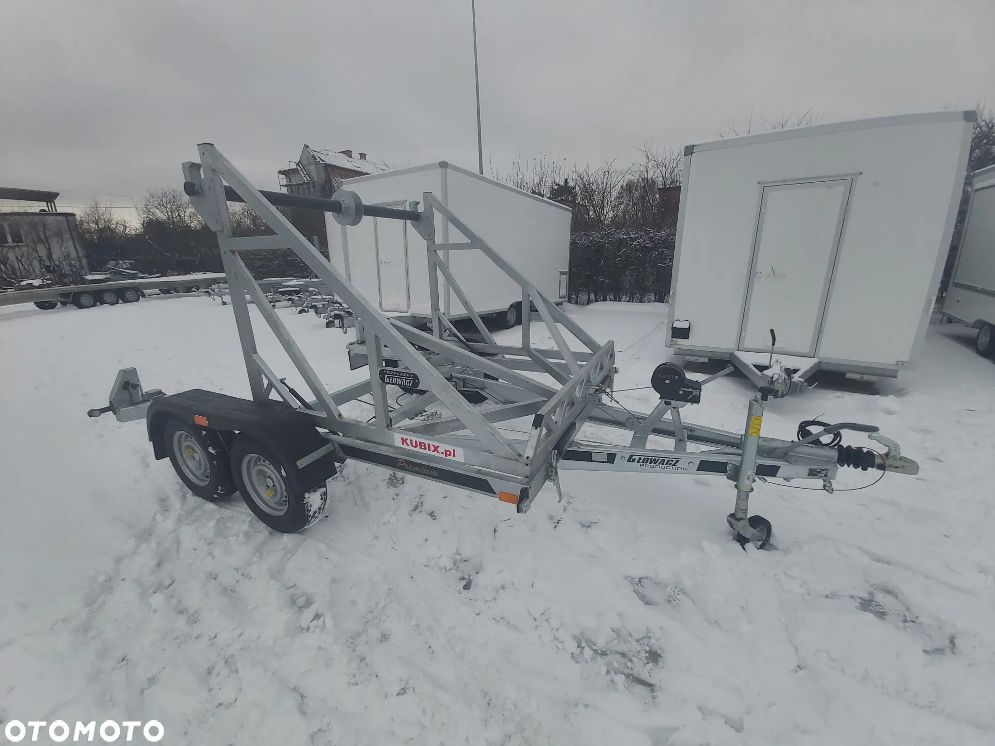 Głowacz Bardzo mocna przyczepa kablowa 270x170 dwuosiowa DMC 2700kg - 4