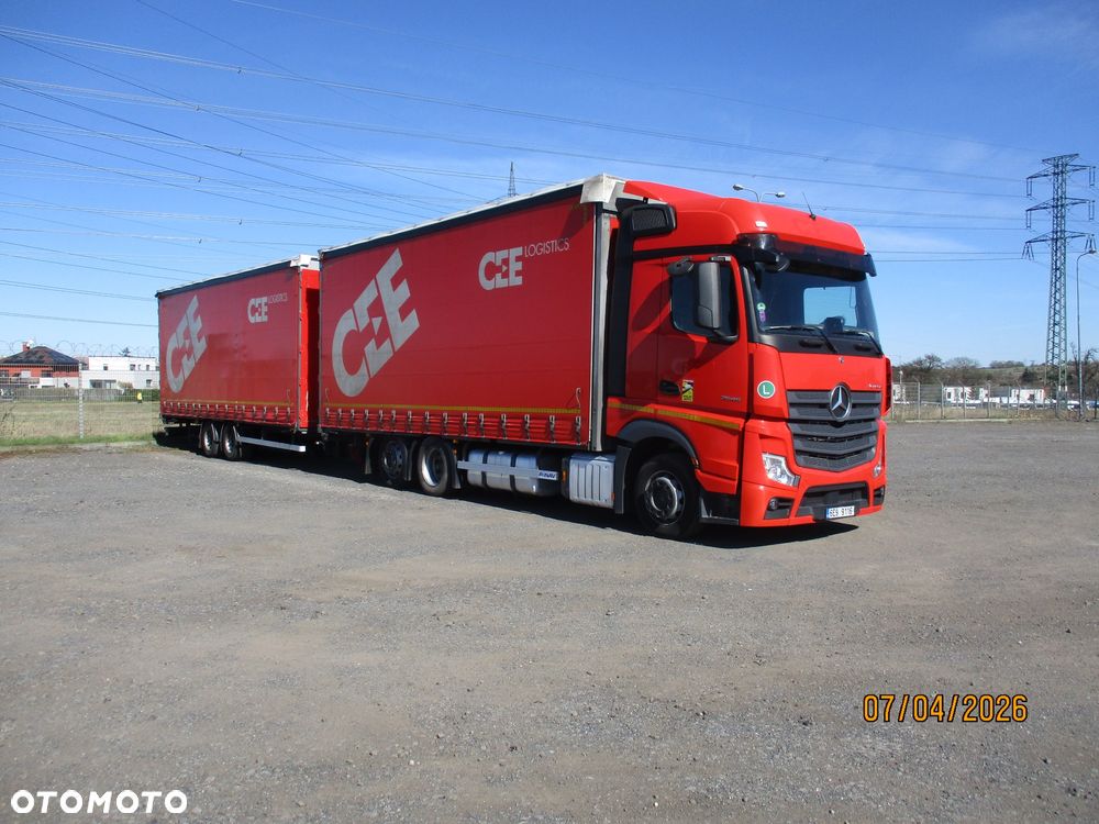 Mercedes-Benz ACTROS  MP5 euro6 6x2 jumbo zestaw  120m 38palet - 16